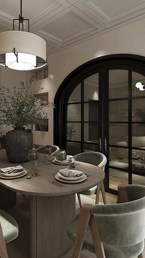 Dining Space Redesign for Sitting Room & Dining Enclosure