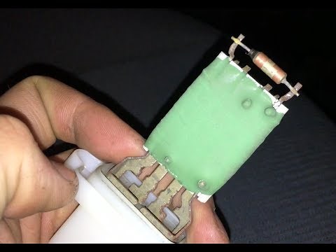 How to replace a heater resistor