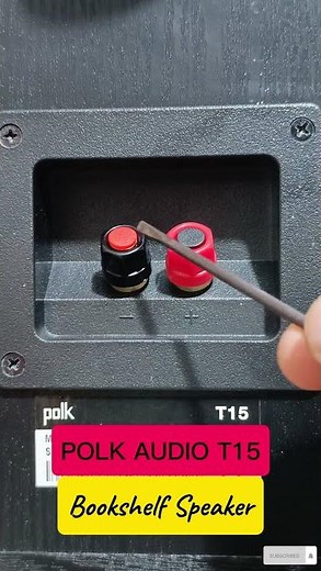 POLK AUDIO T15 Bookshelf Speaker 🔊 Terminal Binding Post Plastic Cap