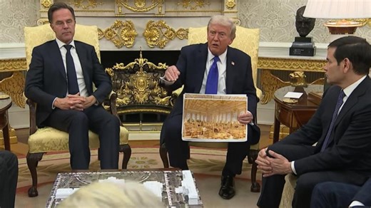 White House East Wing demolished, new images appear to show