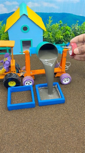 😱 Amazing DIY Mini Tractor Full Build Process | Real Working Machine at Home 🚜 #shorts