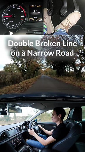 23K views · 158 reactions | Double broken line across a narrow two way road. #drivinglessons | Conquer Driving | Facebook
