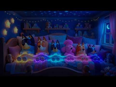 NO ADS 🌙 Bluey Family Deep Sleep ★ Cozy Bedroom Night | Gentle Piano & Peaceful Sleep Ambience