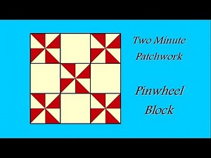 Easy Patchwork Block Tutorial - Pinwheel Block
