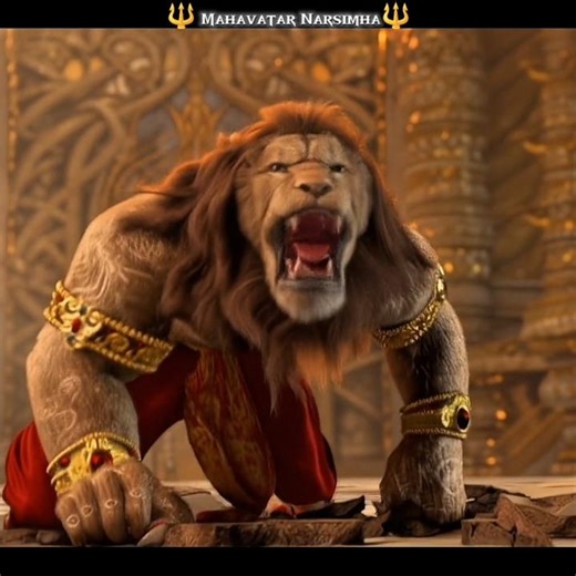 🔱 Define Power Of Lord Narsimha🥶#skulledit#viral #viralyoutubeshorts#explore#mahavatarnarsimha#aura