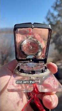 How To Use A Compass #survivalskills #bushcraft #outdoorskills #hiker #backpacking
