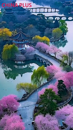 Located in Hangzhou, West Lake, known as "Heaven on Earth," is a renowned natural and cultural heritage site featuring exquisite natural scenery, crystal clear waters, verdant hills and ancient bridges and buildings, forming a picturesque wonderland. #FunChina #Spring #EcoCivilization #Travel #QingmingFestival | China Plus Culture