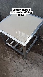 Center table and dining table six seater #MetalCraft #fypageシ #highlight #fbreels2024 #RRM #starseverywhereシ | Roderick Reyes Mendoza