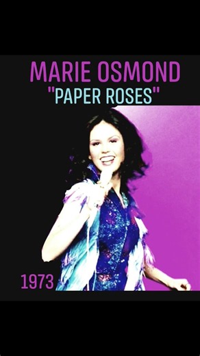 Marie Osmond 1973~"Paper Roses" #womeninmusic #Wednesdaywomen