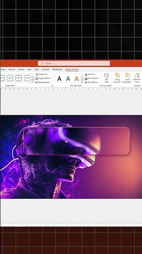 Check out this impressive PowerPoint slide design trick! #powerpoint #ppt #glassmorphism