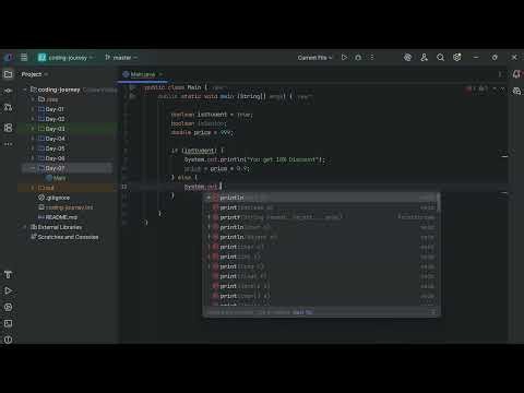 Day 07 - Nested if Statements in Java