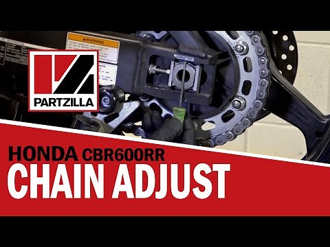 How to Adjust a Motorcycle Chain | Honda CBR | Partzilla.com