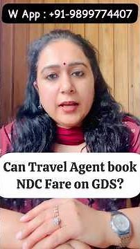 👉 ✈️ Want access to NDC fares via GDS? Airline Ticketing #amadeus#gds#galileo#iata