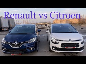 Renault Grand Scenic 4 vs Citroen Grand C4 Picasso. Сравнительный обзор минивэнов.