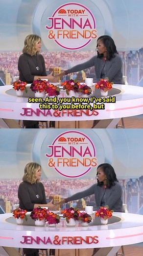 1.9M views · 56K reactions | Jenna and Michelle Obama's relationship dates back almost two decades, and Mrs. Obama thanked Jenna for showing her daughters, Sasha and Malia, the White House before they became the First Family. | TODAY with Jenna & Friends | Facebook