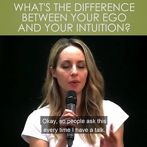 64K views · 1.1K reactions | People always ask me, "How can I tell the difference between my ego and my intuition?" Our ego can sometimes *feel* like intuition -- but there's a big difference, and once you know it, it's easy to recognize. | Gabby Bernstein | Facebook