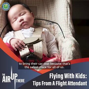 35 reactions · 5 comments | Last minute vacation with the kids? From hangry meltdowns to turbulence, Mary Garton shares the scoop about how flight attendants keep you safe, why you should use a child seat, and genius tips to keep your little travelers happy and safe. Listen here. https://www.faa.gov/podcasts/the_air_up_there/flying-kids-tips-flight-attendant | Federal Aviation Administration | Facebook