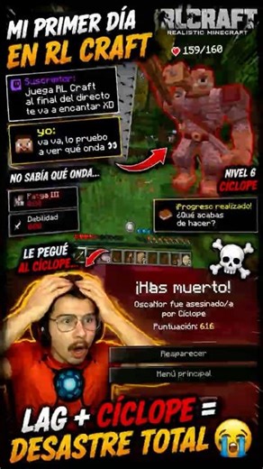 MI PRIMER DÍA EN RL CRAFT FUE UN DESASTRE 💀