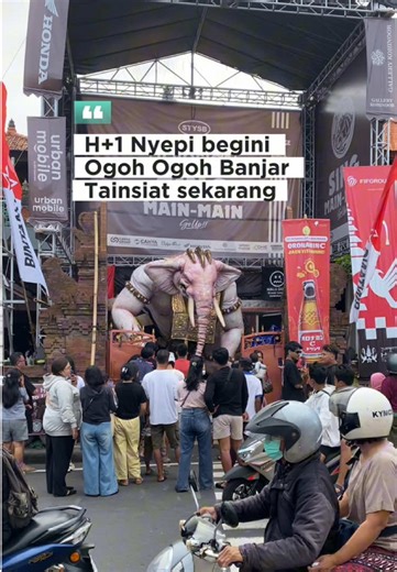 Ogoh Ogoh Banjar Tainsiat pada Nyepi 2026