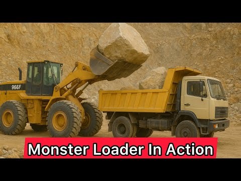 Unbelievable Heavy Machinery Action | Giant Stone Loading