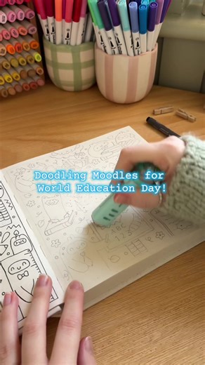 Doodling Moodles: Celebrating World Education Day