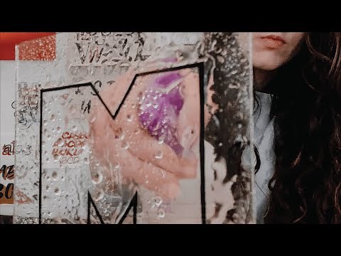 Gold Leaf on Glass M & Hand Painted Lettering | Letter Series