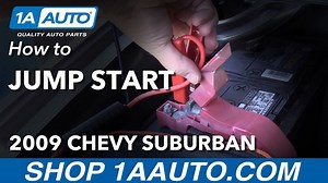 How to Jump Start With Booster Jump Pack 2007-14 Chevrolet Suburban