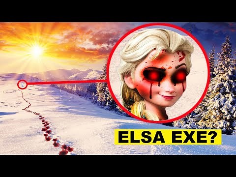 ELSA EXE from FROZEN 2 being monitored with a drone at 3 PM!! | Kamberg TV