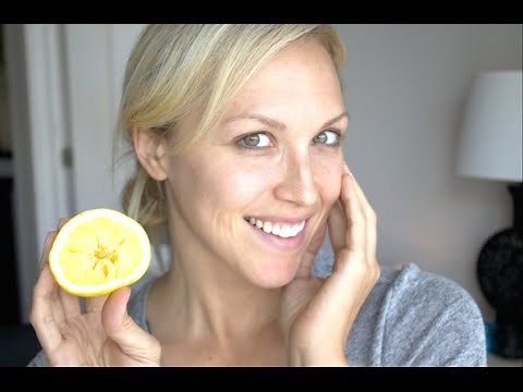 The best lemon and salt face scrub DIY!