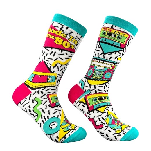 Made in the 80s Socks, Neon Socks, Novelty Gift - Etsy