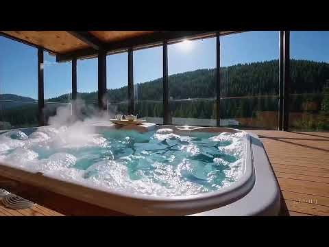 Hot Tub Jacuzzi Water Sounds for Work, Sleep, and Peace, White Noise, ASMR