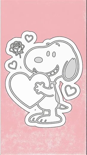 Draw Snoopy & Heart: Easy Cartoon Art for Beginners!