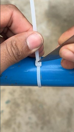 Open A Zip Tie Without Cutting !
