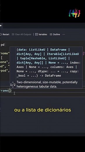 Como transformar dicionários em tabelas no Python? | #shorts