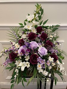 Tall Church Sanctuary Customizable Floral Arrangement, Large Wedding Arrangement, Large Foyer Floral Arrangement, Ceremony Floral Decor - Etsy