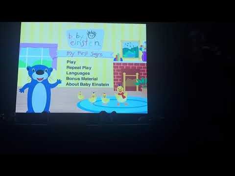 Review of Baby Einstein My First Signs 2007 DVD 