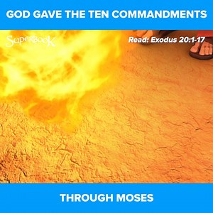 God gave us these commandments to guide, teach, and draw us closer to Him. 📖☝🏽🙏🏽 | Superbook