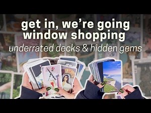 underrated tarot decks and hidden gems ✨ a print-on-demand tarot wishlist