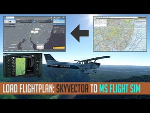 How To Convert & Load SkyVector Flight Plans Into MS Flight Simulator G1000