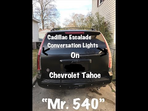 Escalade Conversion Tail Lights On Chevrolet Tahoe | Taillight Removal