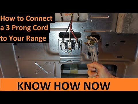 Connect a 3 Prong Electric Stove Cord