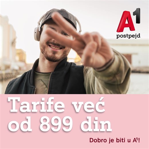 U A1 imamo tarife već od 899 dinara, a cena ostaje ista dok traje ugovorna obaveza!​ To znači da je račun za telefon isti pune dve godine. :) | A1 Srbija