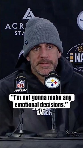 Aaron Rodgers on his future after Steelers playoff loss