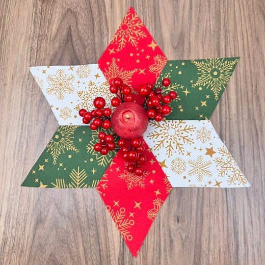 12K views · 76 reactions | Handmade Christmas table topper — simple, festive, and ready to decorate your table 殺 | Knitting Woman and Embroidery | Facebook