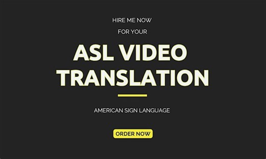 Amad_leads: I will convert text to american sign language, asl video to text fast and clearly for $10 on fiverr.com