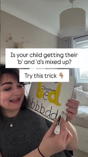 Try the ‘bed’ trick if your child is getting their bs and ds mixed up!