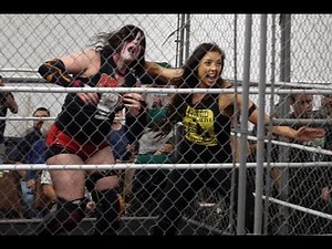 Steel Cage Match - Rosemary vs. Cherry Bomb (Allie) Women's Wrestling from RISE - LUMINOUS
