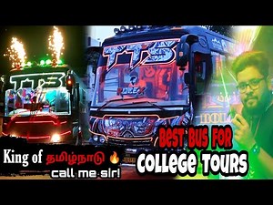 College IV போன இந்த பஸ்ல தான் போகணும்🔥TTS ROLEX Review | Mass bus in Tamilnadu |Kerala sound system