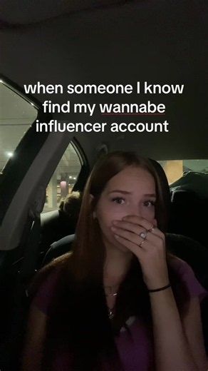 Wannabe microinfluencer account embarrassing reaction