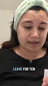 ‪@Elemis‬ Papaya Enzyme Peel for Sensitive Skin! ✨️#skincare #skincareroutine #shorts